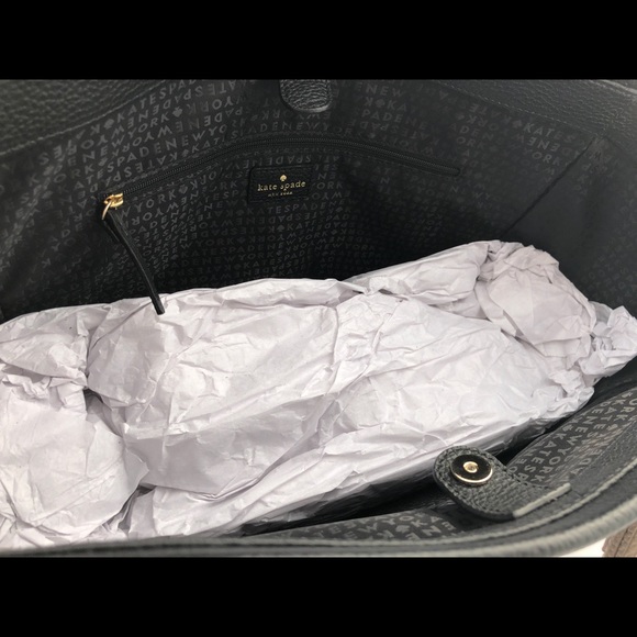 Kate spade Palmer malika large tote black tassel - Picture 7 of 8